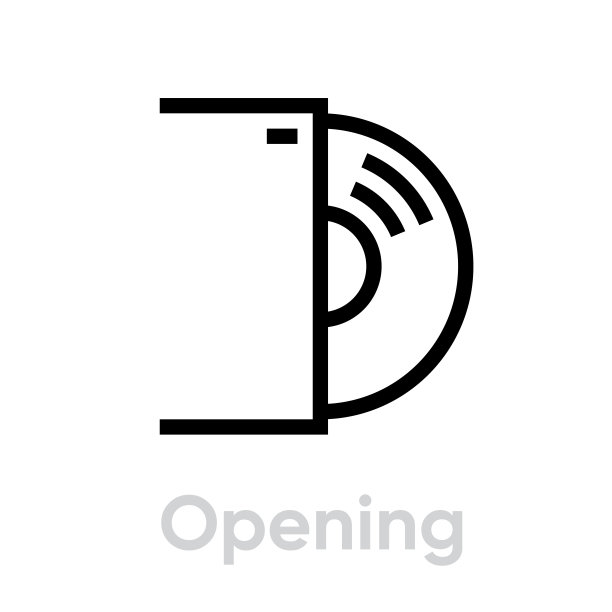 打开黑胶唱片图标图片下载