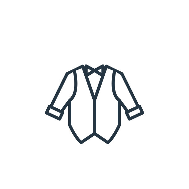 燕尾服矢量图标孤立的白色背景。轮廓，细线燕尾服图标网站设计和移动，应用程序开发。细线燕尾服轮廓图标矢量插图。图片下载