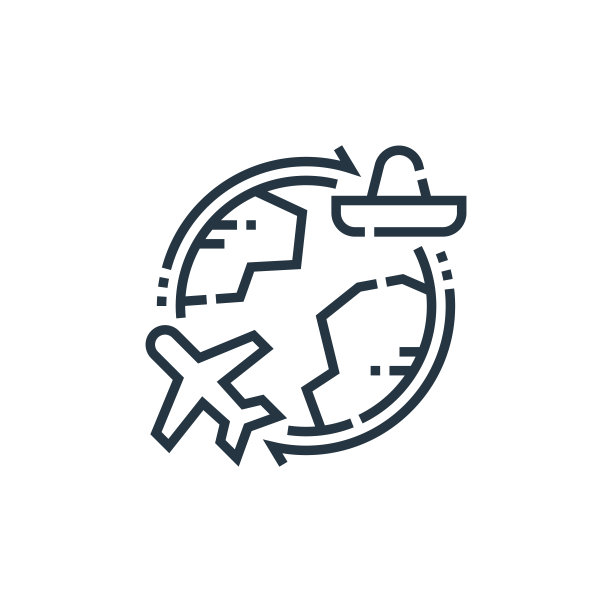 旅行矢量图标孤立的白色背景。大纲，细线旅行图标，用于网站设计和移动，应用程序开发。细线旅行轮廓图标矢量插图。图片下载