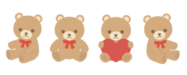 泰迪熊插图图片下载