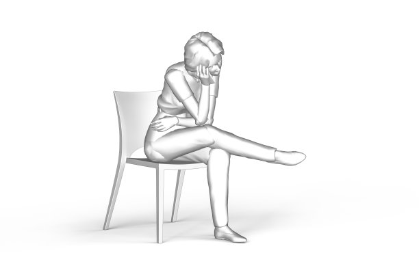 坐着打电话的女人图片下载