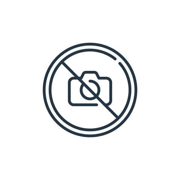 没有照片矢量图标孤立的白色背景。轮廓，细线无照片图标网站设计和移动，应用程序开发。细线没有照片轮廓图标矢量插图。图片下载