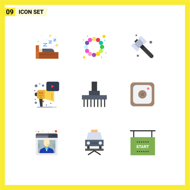 通用图标符号组9现代扁平图片下载