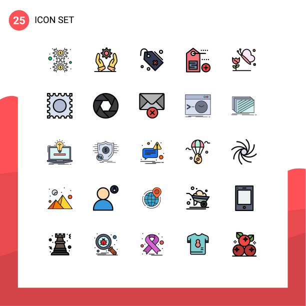 现代设置25填充线和平色图片下载