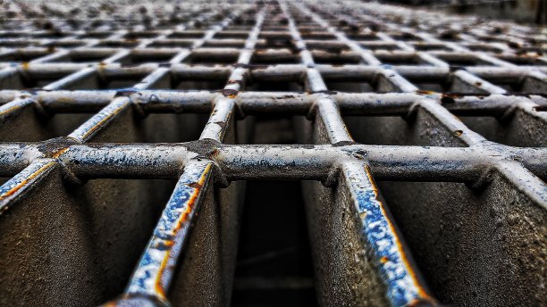 金属栅格闭合图片下载