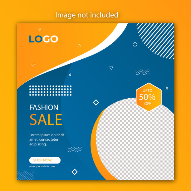 现代社交媒体帖子模板设计图片下载