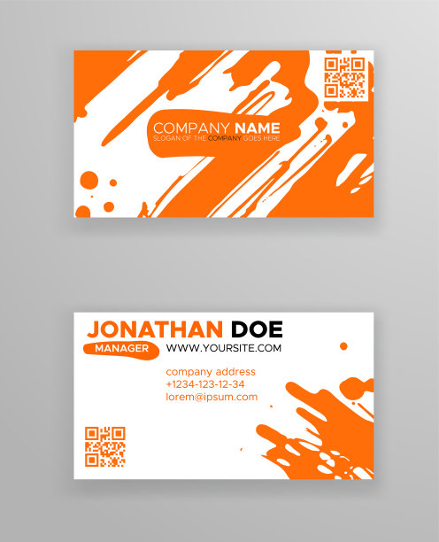 创意名片模板图片下载