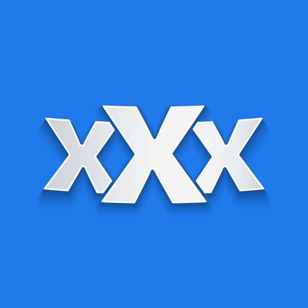 剪纸性商店图标孤立在蓝色图片下载