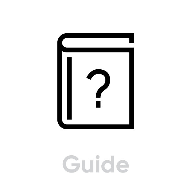 指南书阅读图标可编辑线图片下载