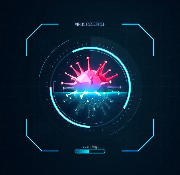 研究病毒细菌低聚图片下载