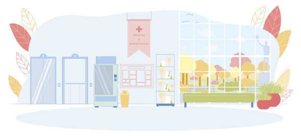 空旷的大厅和走廊大学内部图片下载