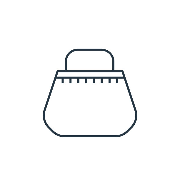 购物袋矢量图标孤立的白色背景。提纲，细线购物袋图标，用于网站设计和手机，应用程序开发。细线购物袋轮廓图标矢量插图。图片下载