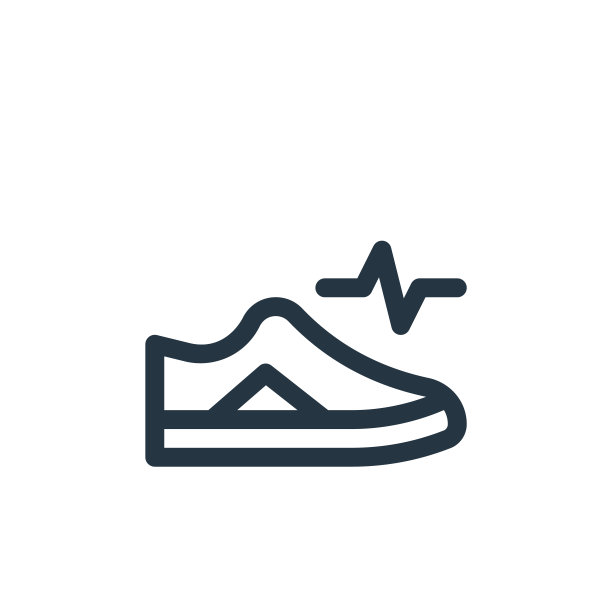 智能鞋矢量图标孤立在白色背景。轮廓，细线智能鞋图标的网站设计和移动，应用程序开发。细线智能鞋轮廓图标矢量插图。图片下载