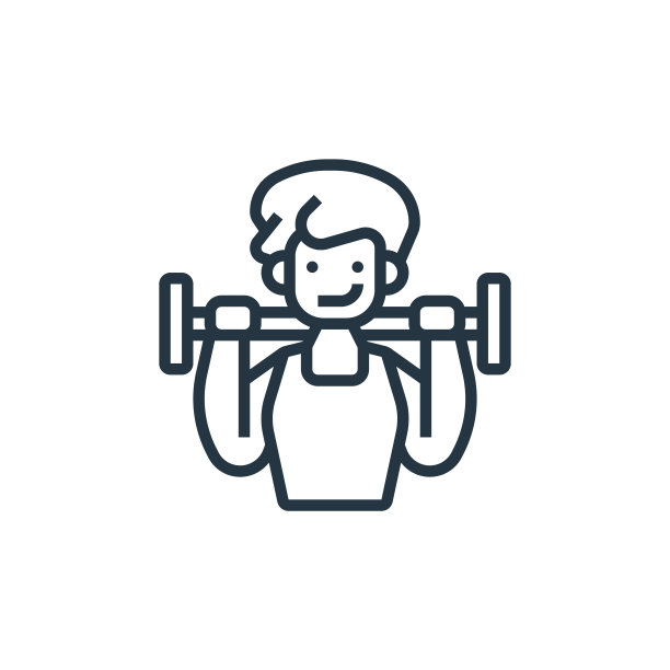 练习矢量图标孤立在白色背景。Outline, thin line exercise图标用于网站设计和移动，应用程序开发。细线练习轮廓图标矢量插图。图片下载