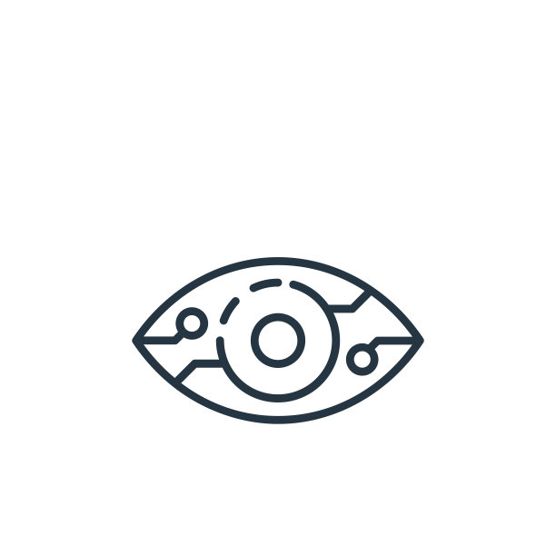 视觉矢量图标孤立的白色背景。轮廓，细线视觉图标用于网站设计和移动，应用程序开发。细线视觉轮廓图标矢量插图。图片下载