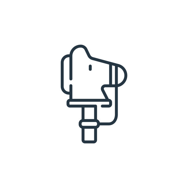 白色背景上的马矢量图标。用于网站设计和移动应用程序开发的细线马轮廓图标矢量素材。图片下载