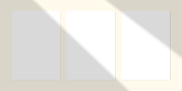 覆盖阴影效果。热带叶的影子。阳光模拟设计，展示，邀请，广告横幅等。图片下载