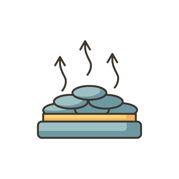 干热桑拿RGB彩色图标图片下载