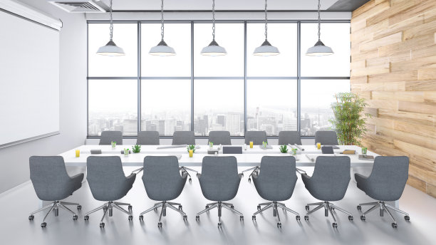 现代开放式办公室室内会议室图片下载