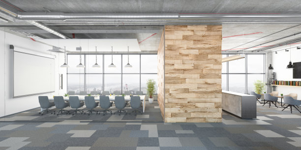 现代开放式办公室内部图片下载