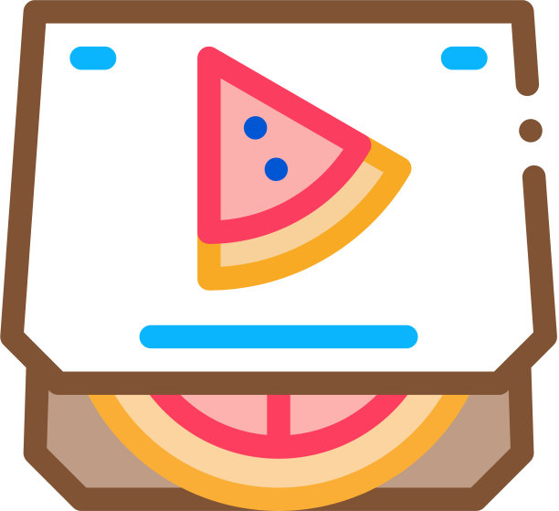 披萨盒图标轮廓图片下载