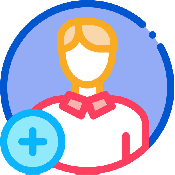 添加新的人员图标轮廓图片下载