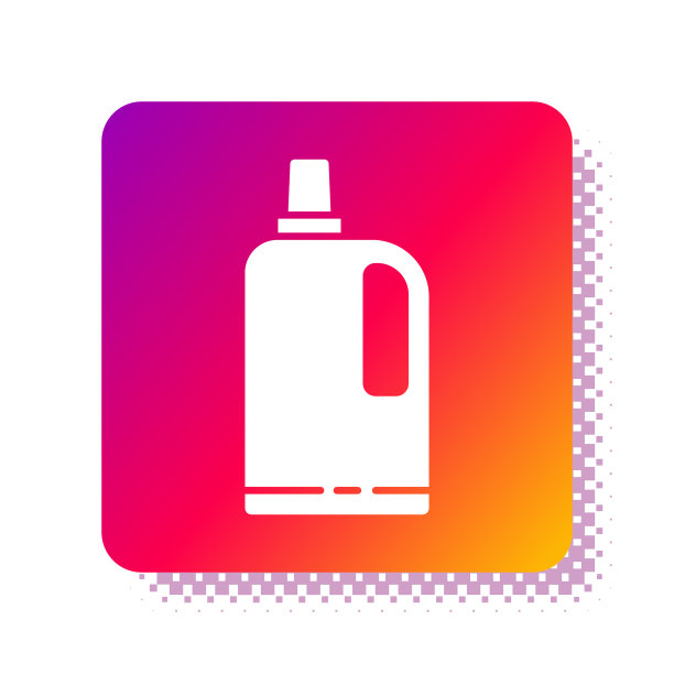 白色织物柔软剂图标孤立在白色图片下载