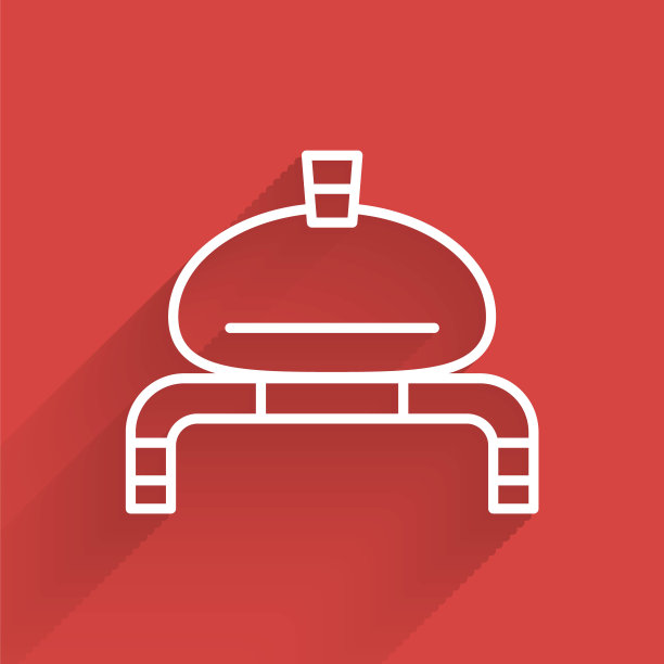 白线面包和盐在毛巾图标孤立与长影子。国家食品面包。传统的乌克兰婚礼面包。向量图片下载