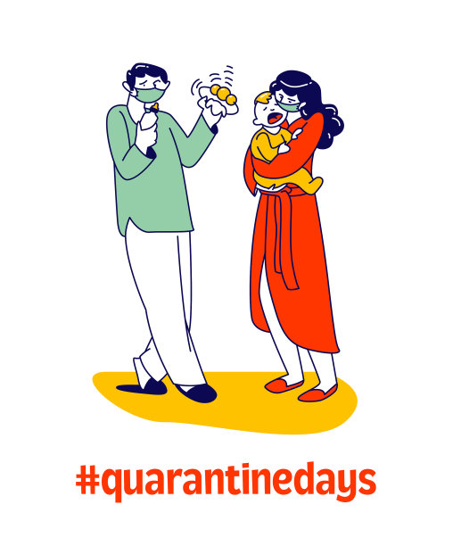 年轻的母亲和父亲的角色戴着面具图片下载