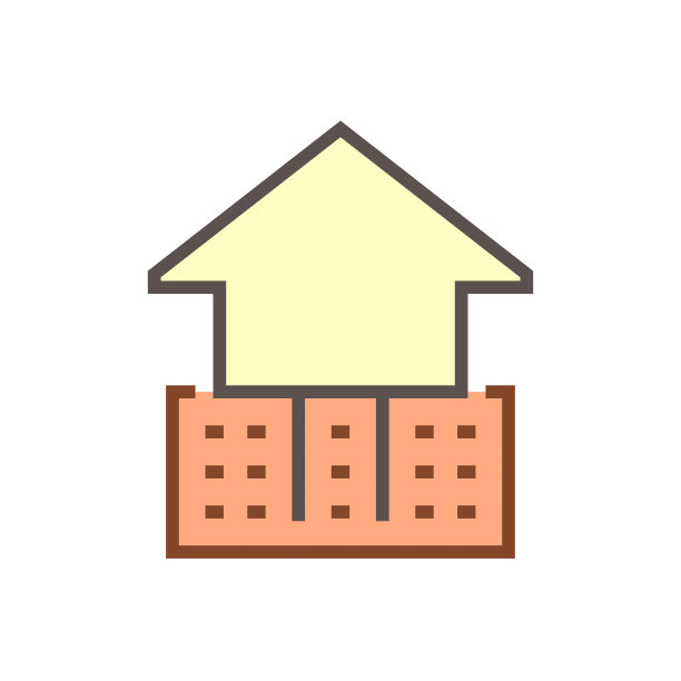 岩土工程和建筑矢量图标设计。图片下载