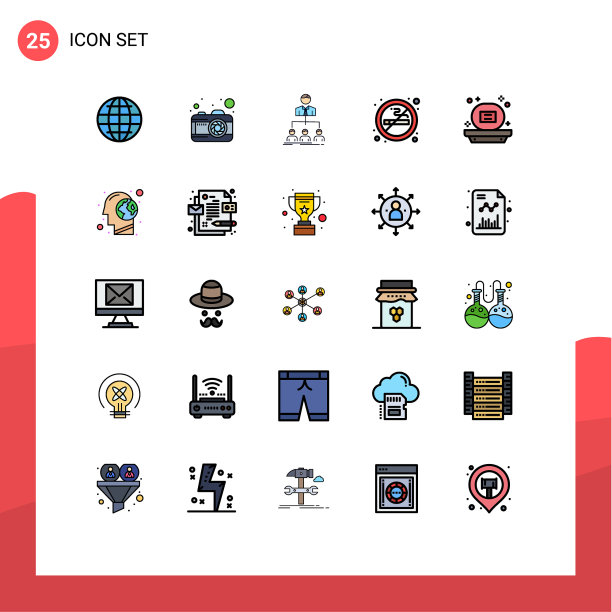 设置25填充线平面颜色的网格图片下载