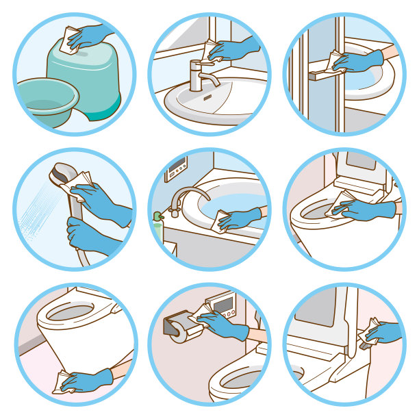 消毒、冠状病毒防护、感染预防、图片下载