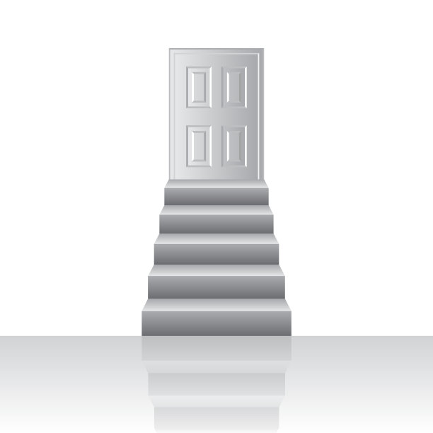 楼梯至门成长理念目标图片下载