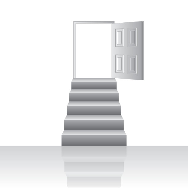 楼梯至门成长理念目标图片下载