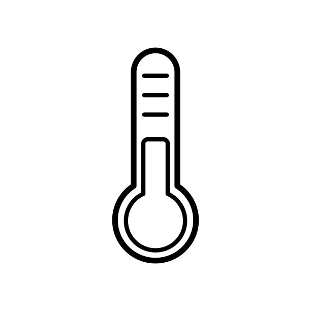 温度计图标设计矢量模板图片下载