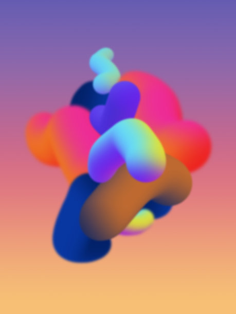 抽象霓虹照明软玻璃纹理背景与梯度图片下载