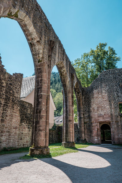 全圣阿勒海利根修道院废墟图片下载