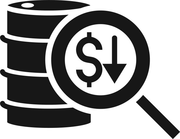 桶钱分析贸易危机经济石油图片下载