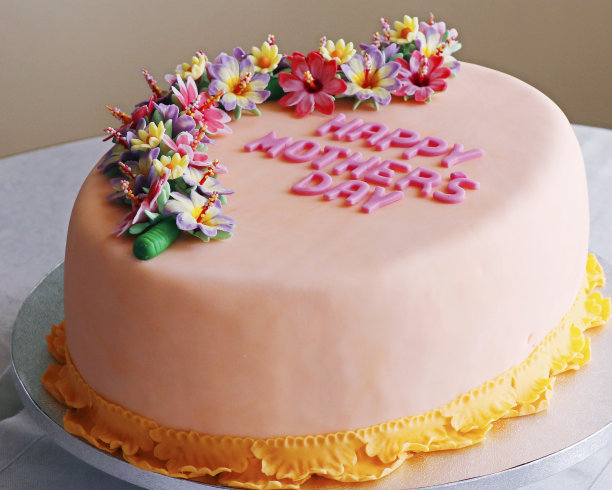 母亲节快乐蛋糕甜点装饰品图片下载