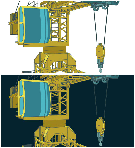建筑起重机图片下载