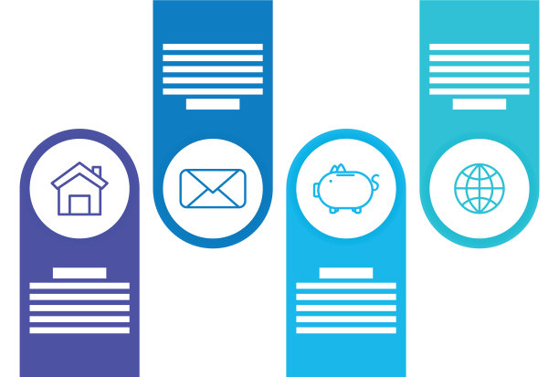 商业循环时间线信息图表图片下载