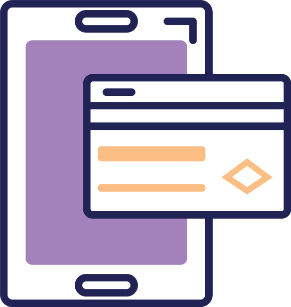 手机银行概念智能手机信用图片下载