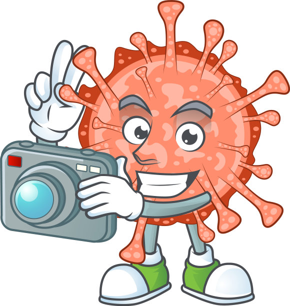 布尔冠状病毒作为摄影师与相机图片下载