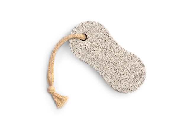 白色背景上的浮石。图片下载