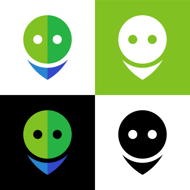 衣服按钮和地图指针图标图片下载