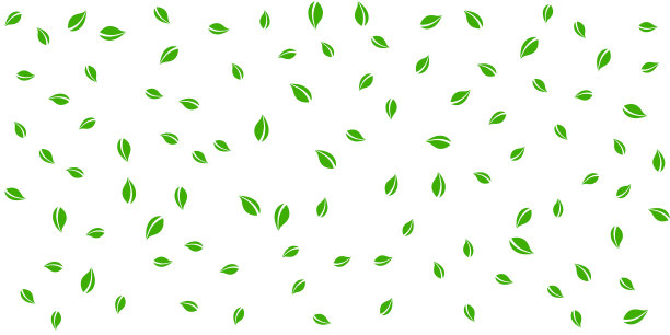 飘落的绿叶，新鲜的茶叶，随机的叶子飞图片下载