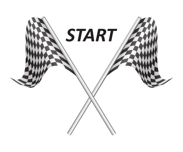 种族旗帜孤立在白色图片下载