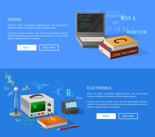 编码和电子课程信息页图片下载