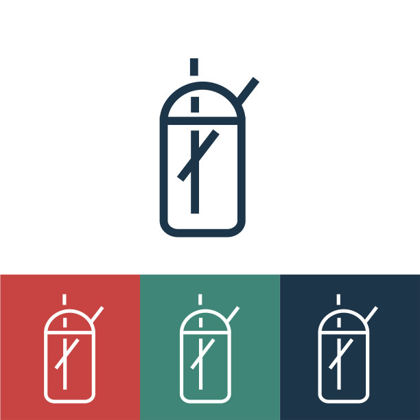 带牙签的线性矢量图标图片下载