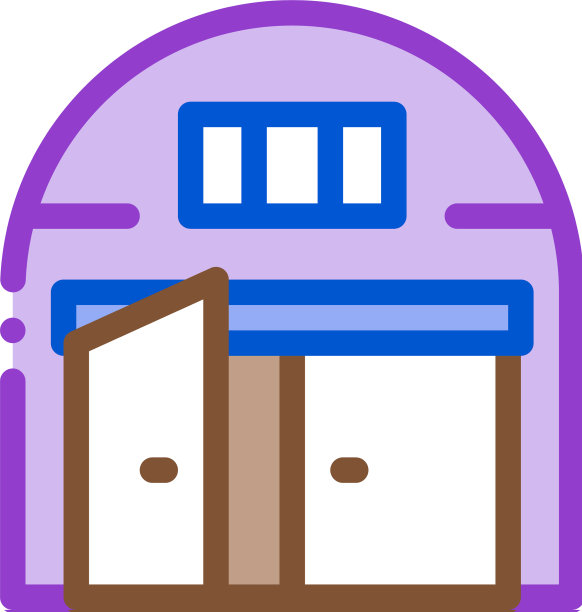 汽车车库打开图标轮廓图片下载